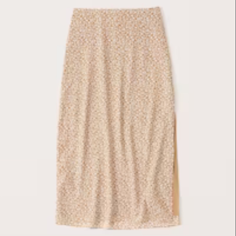 High Slit Midi Skirt